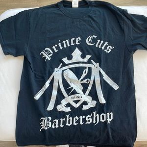 Prince cuts barbershop shirt